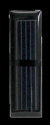 Solcelle 0,5 V/150 mA 18 x 60 mm med skrueterminaler