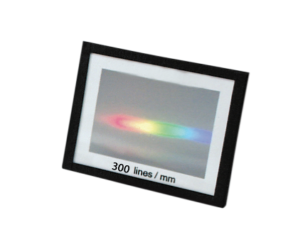Optisk gitter 300 l/mm glass